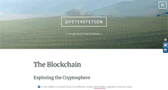 Desktop Screenshot of peterstetson.com